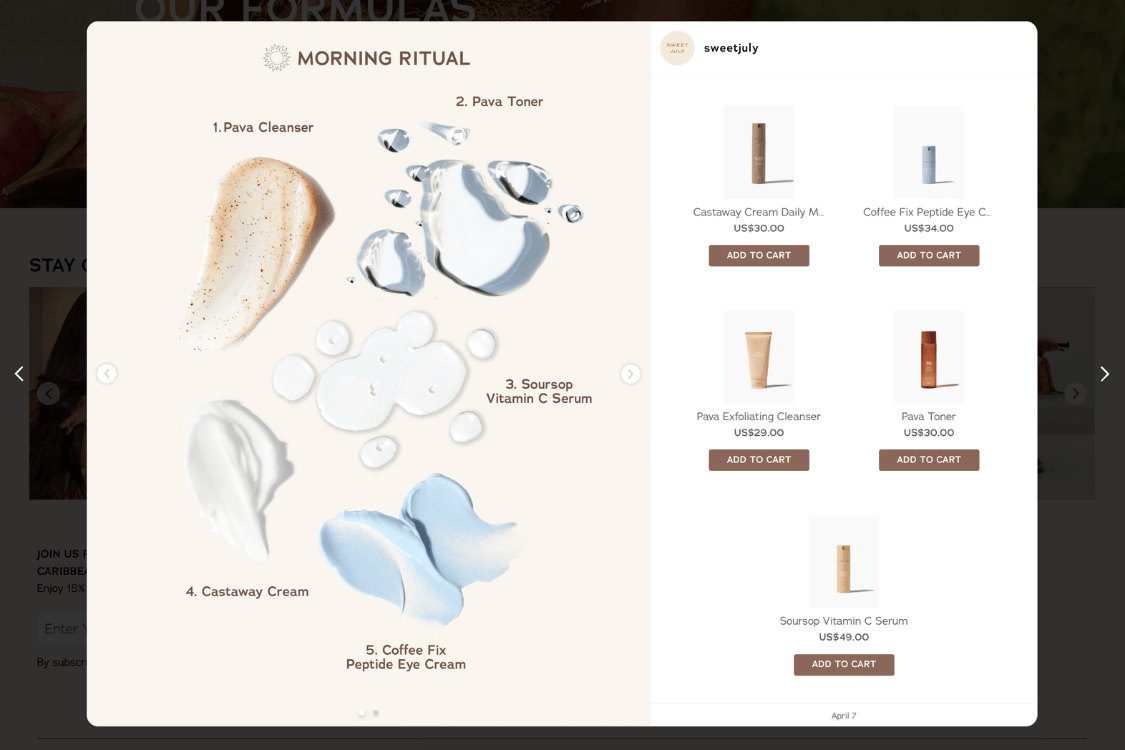 Mintt Studio: social commerce for Shopify, Instagram content on your storefront