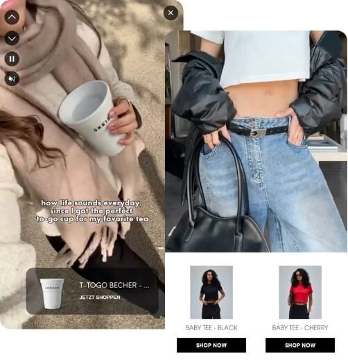 Shoppable Instagram feeds with UGC