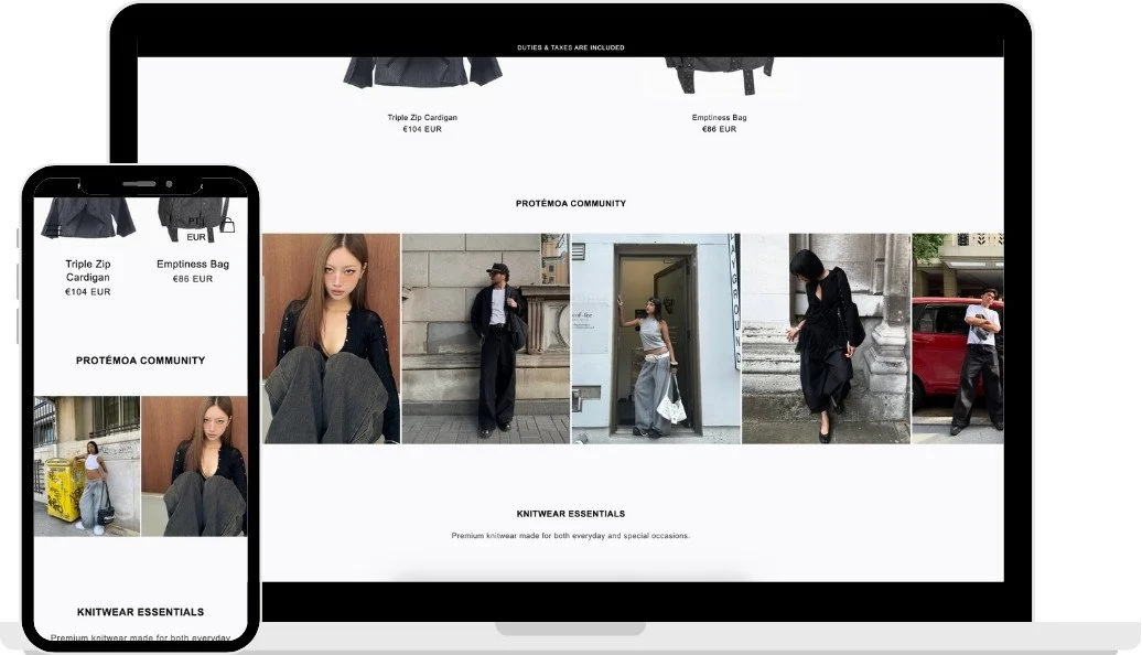 Responsive Instagram feed on mobile and desktop